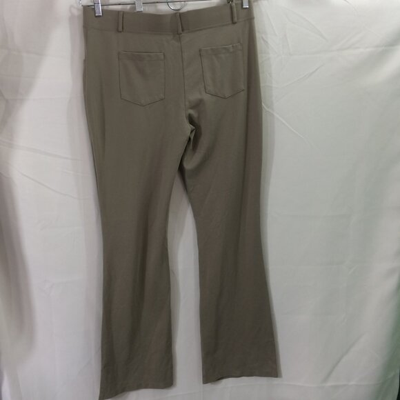 NEW Willit Dress Yoga Pants Khaki Stretch NWT Pull On Faux Fly Belt Loops XXL - Picture 2 of 8